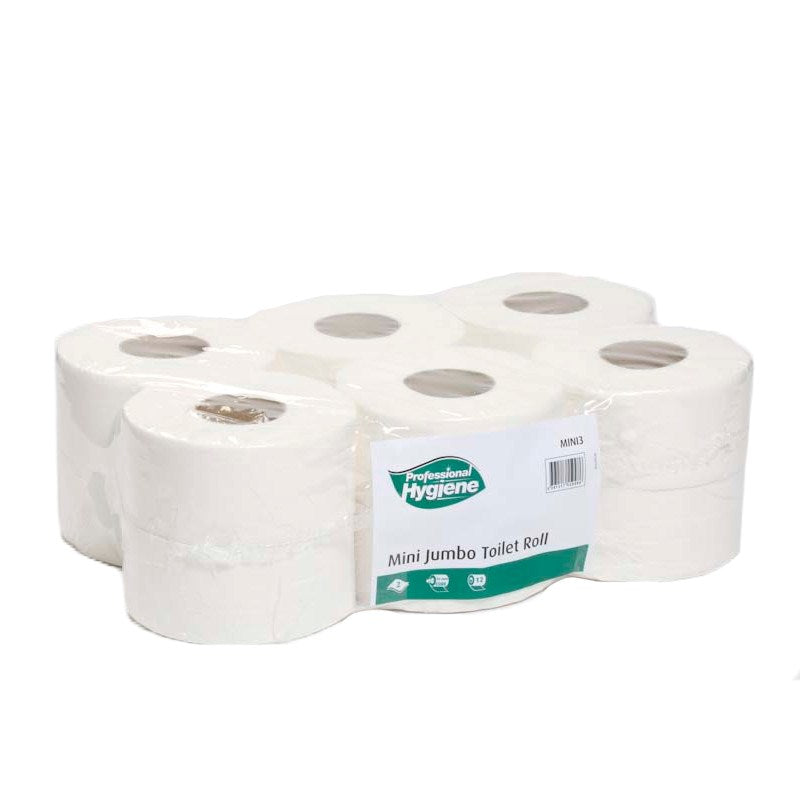 Mini Jumbo Toilet Roll 12pk