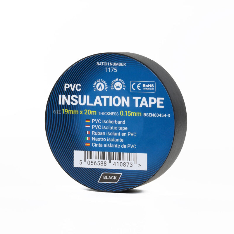 PVC Insulating Tape 19mm x 20m x 0.15mm