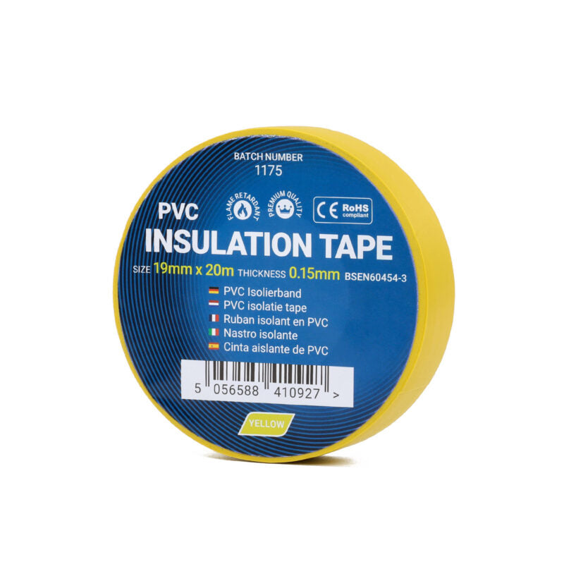 PVC Insulating Tape 19mm x 20m x 0.15mm